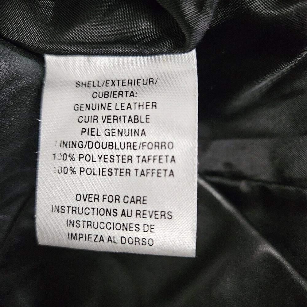 Vtg Casual Corner Leather Jacket Women’s Buttery Soft Sz M Zip Black Lined - Picture 9 of 11